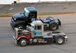 Truck of many colors